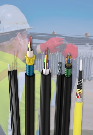 ADSS Outdoor Self Supporting Fiber Optic Cable