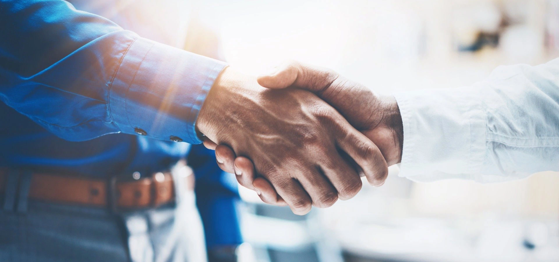 Business handshake