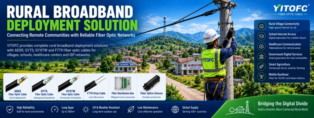 Rural broadband deployment solution by YITOFC