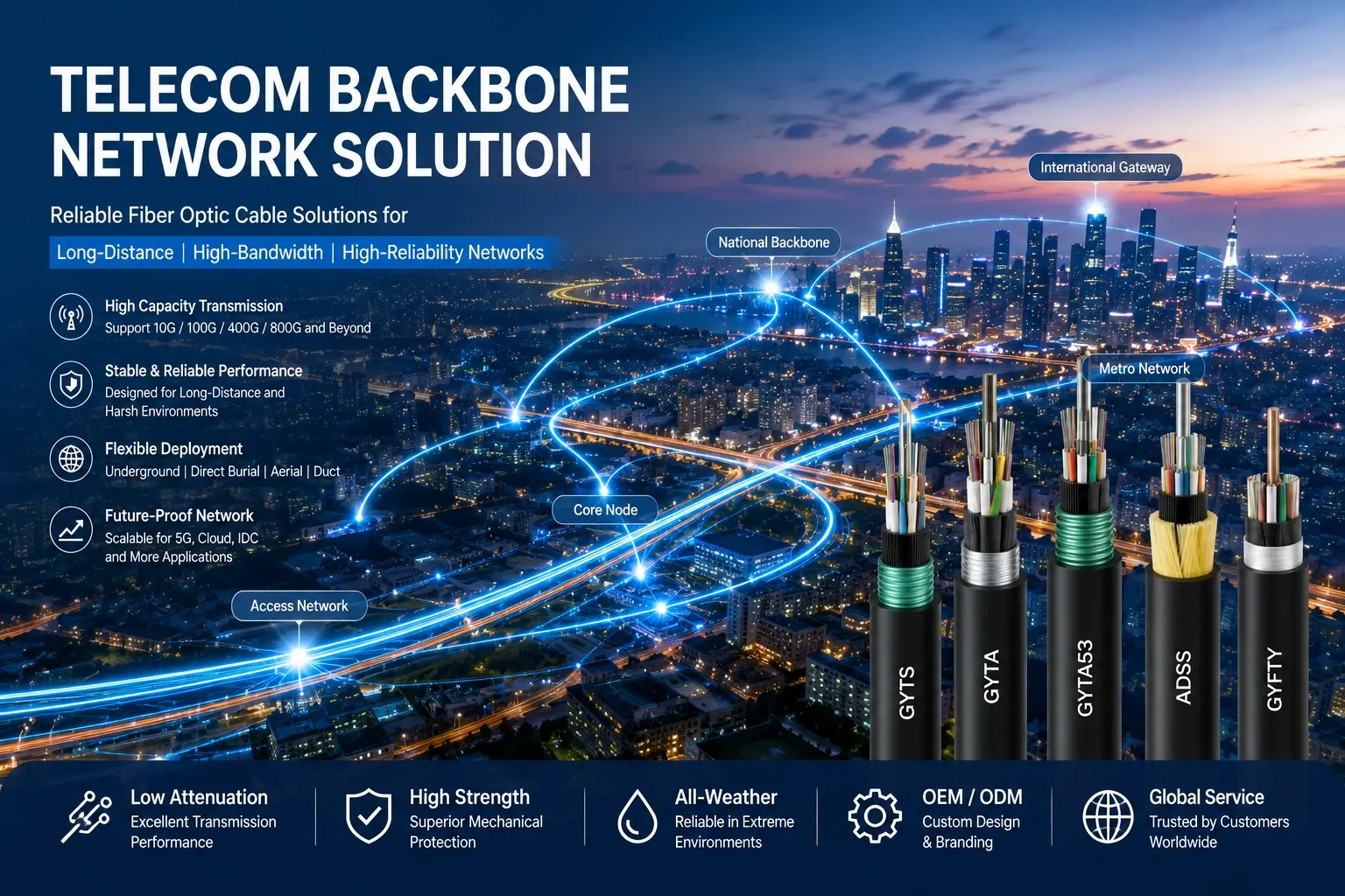 Telecom Backbone Network Solution