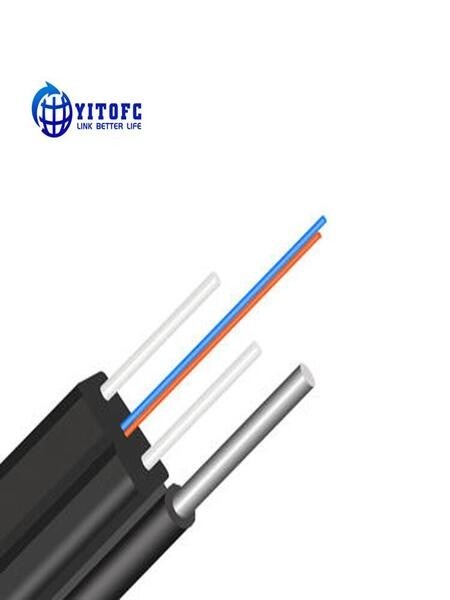 GJYXCH G657A FTTH Outdoor Fiber Optic Drop Cable 1 2 4 Core