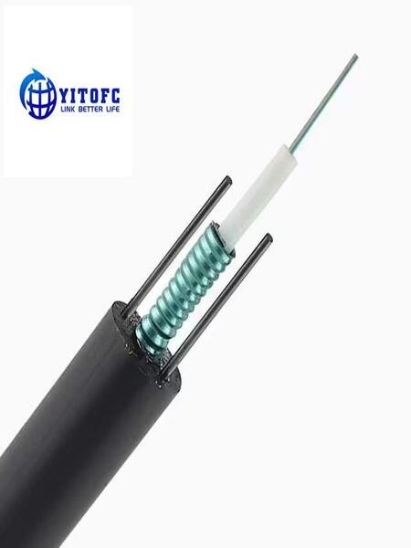 GYXTW Steel Tape Armored Fiber Optic Cable 2-12 Core Single Mode