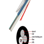 ASU G.652D Single Mode Aerial Self Supporting Fiber Cable