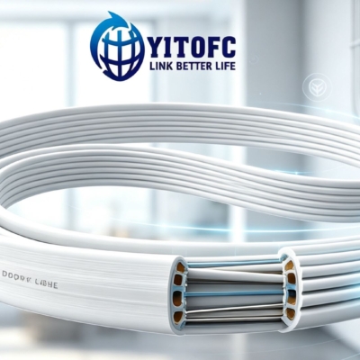 LSOH sheathed flat drop cable cover image