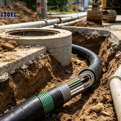 steel tape armored fiber optic cable cover image